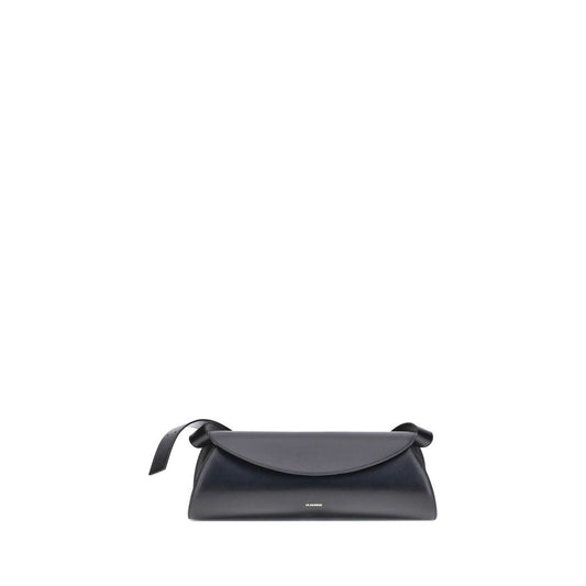 Black Bos Taurus Calf Leather Shoulder Bag