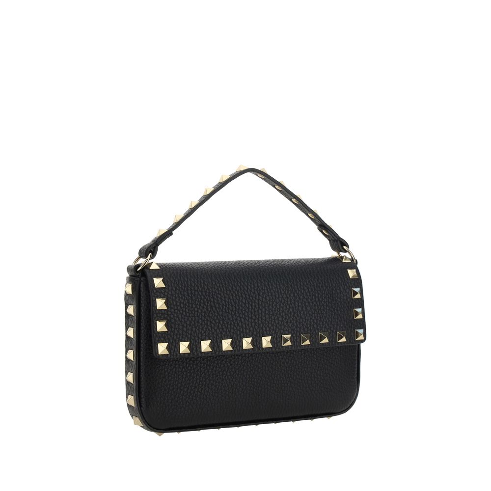 Black Bos Taurus Calf Leather Shoulder Bag