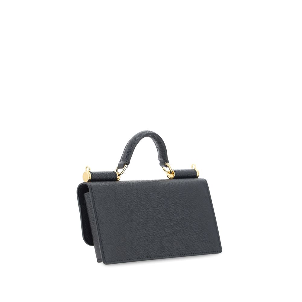 Schwarze Bos Taurus Kalbsleder Schultertasche