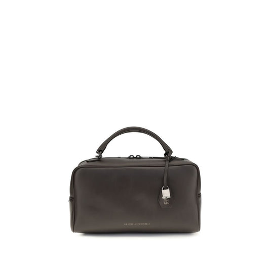 Brown calf leather Bos Taurus shoulder bag