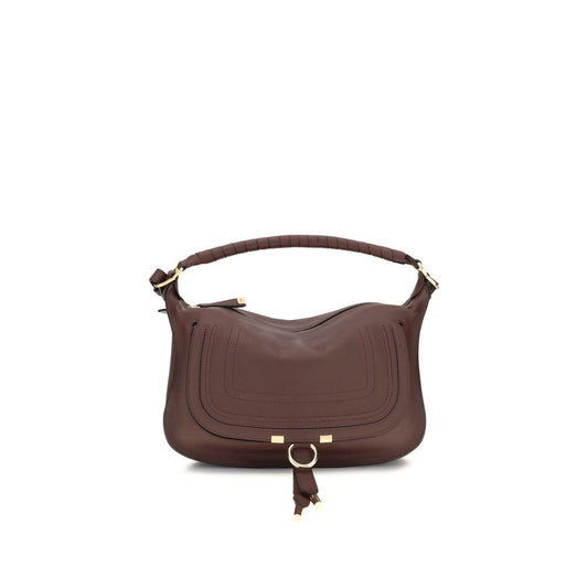 Shoulder bag Bos Taurus in bordeaux calfskin