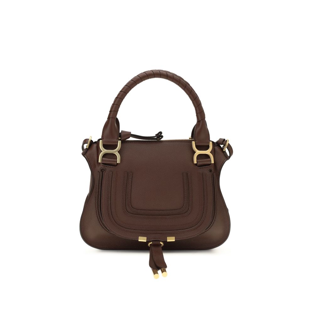 Brown calf leather Bos Taurus shoulder bag