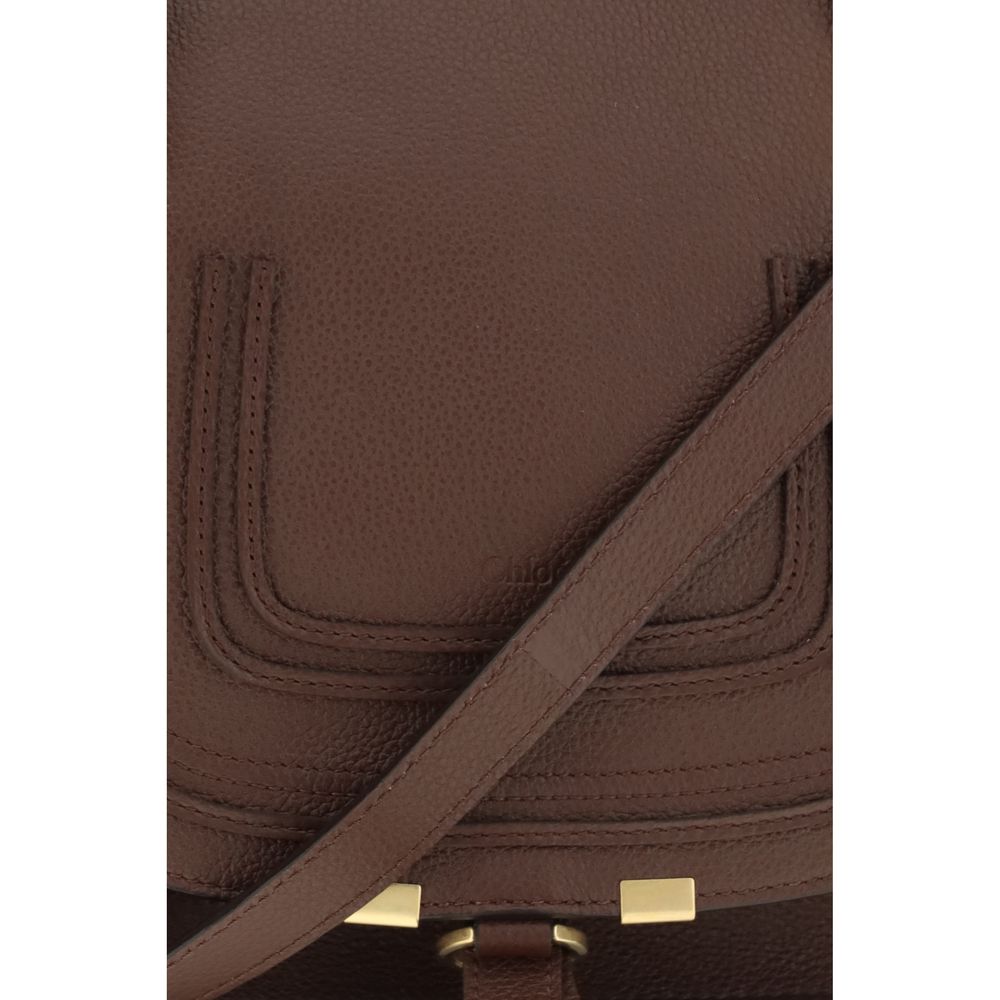 Brown calf leather Bos Taurus shoulder bag