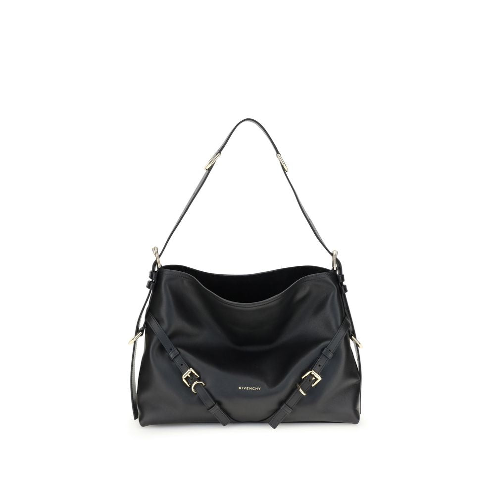 Black calf leather Bos Taurus handbag