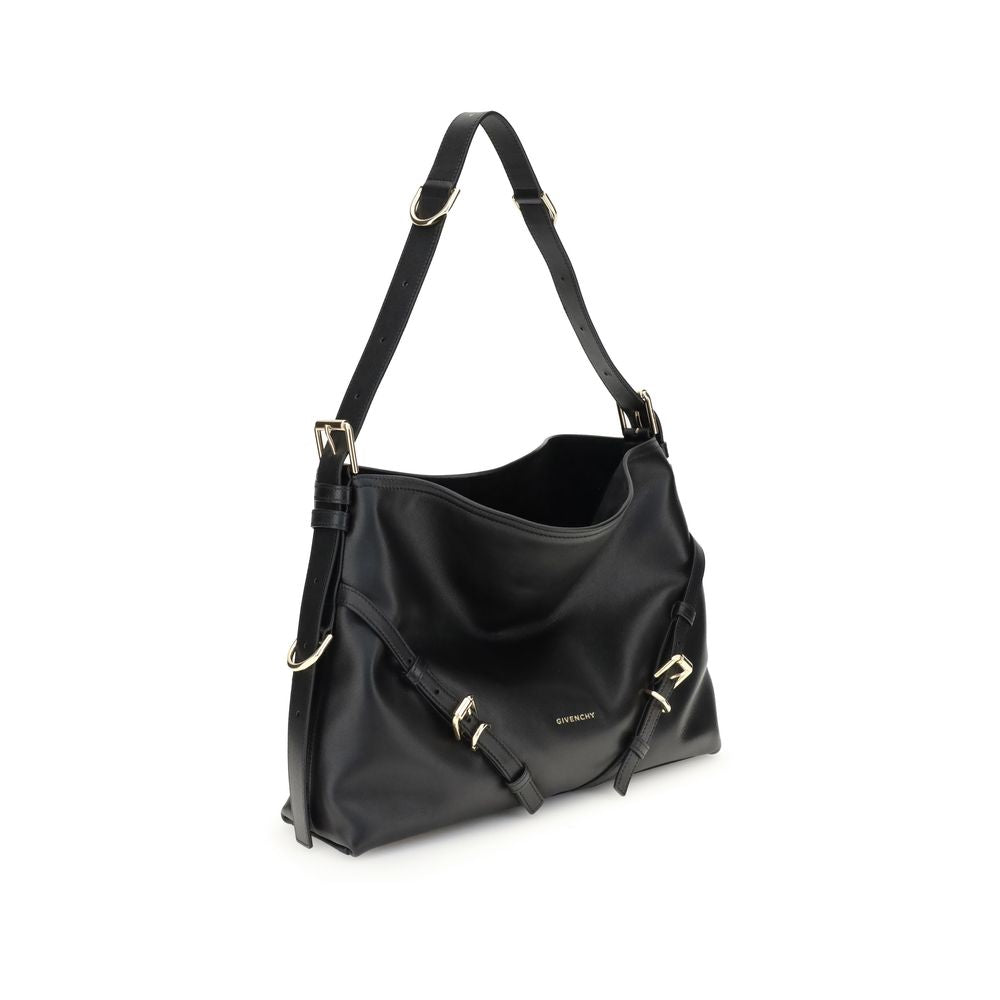 Black calf leather Bos Taurus handbag