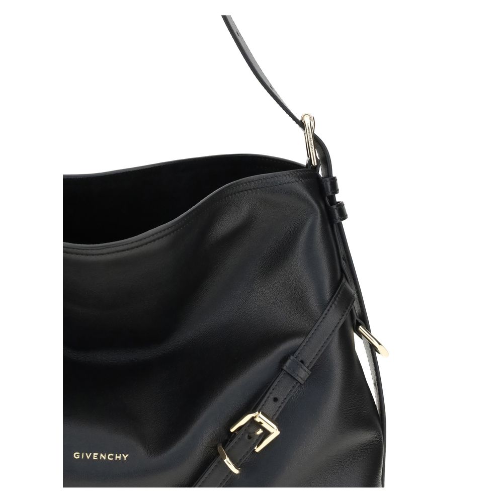 Black calf leather Bos Taurus handbag
