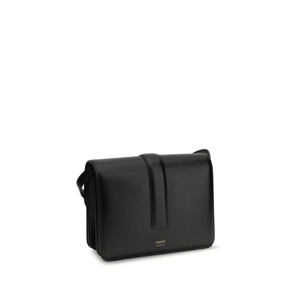 Schwarze Bos Taurus Kalbsleder Schultertasche