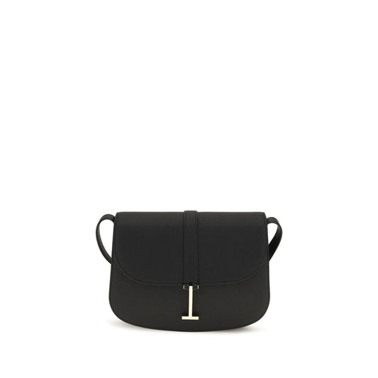 Black Bos Taurus Calf Leather Shoulder Bag