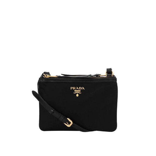 Black Nylon Shoulder Bag