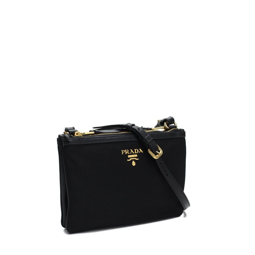 Black Nylon Shoulder Bag