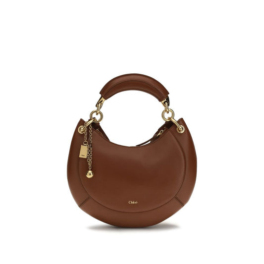 Brown calf leather Bos Taurus shoulder bag