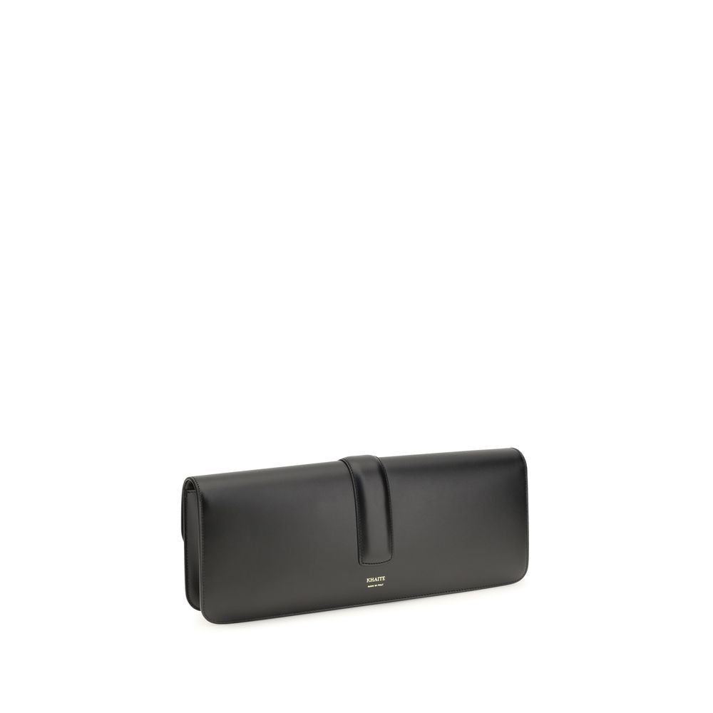 Schwarze Bos Taurus Kalbsleder Clutch