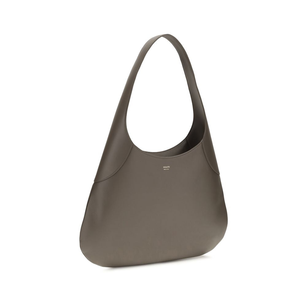 Graue Kalbsleder Bos Taurus Schultertasche