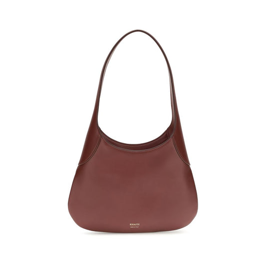 Burgundy Calf Leather Bos Taurus Handbag