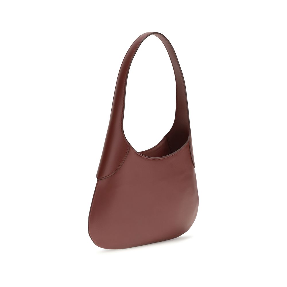 Burgundy Calf Leather Bos Taurus Handbag
