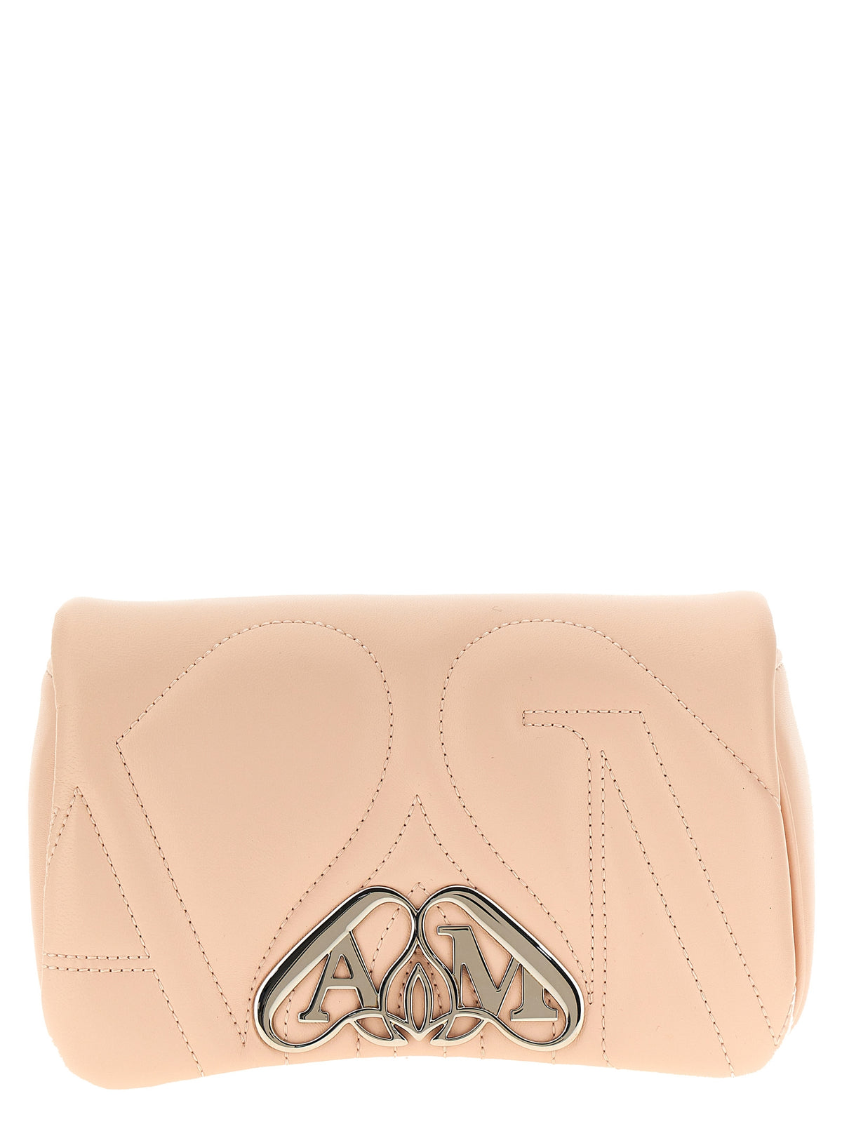 Beige Lammleder Crossbody Bag