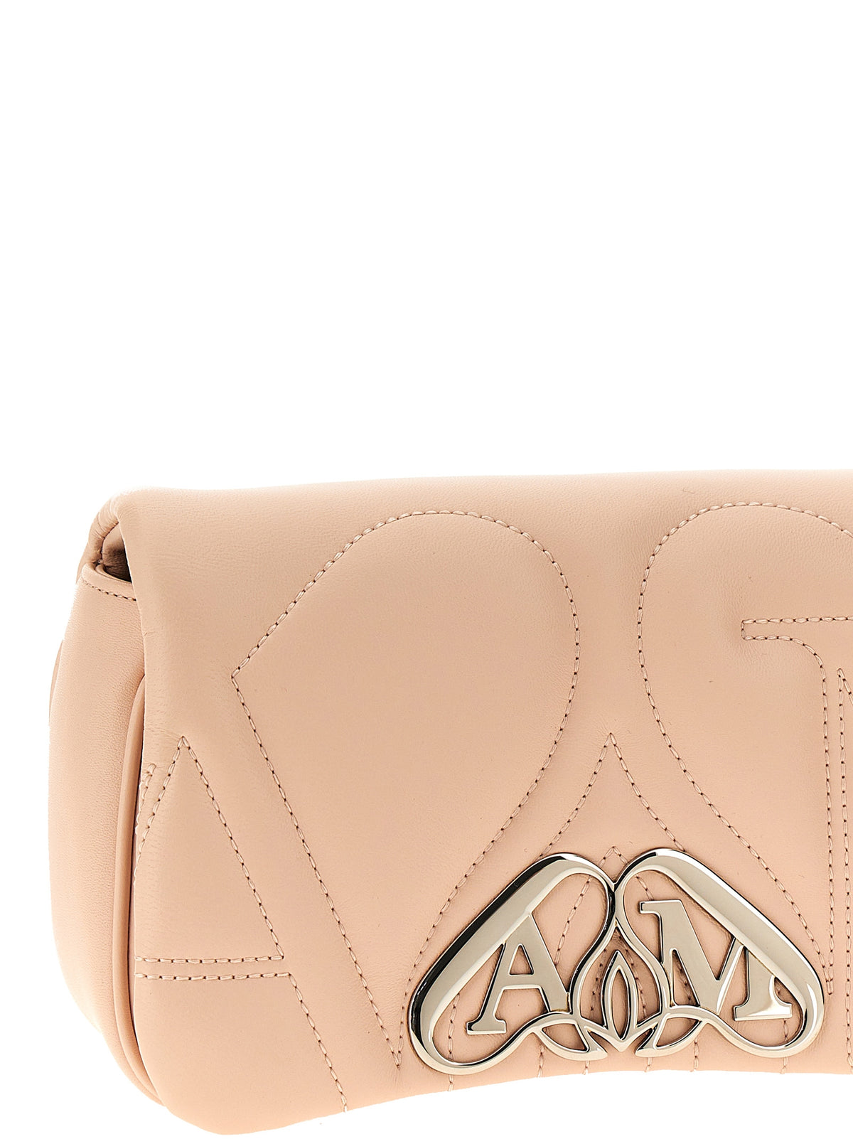 Beige Lammleder Crossbody Bag