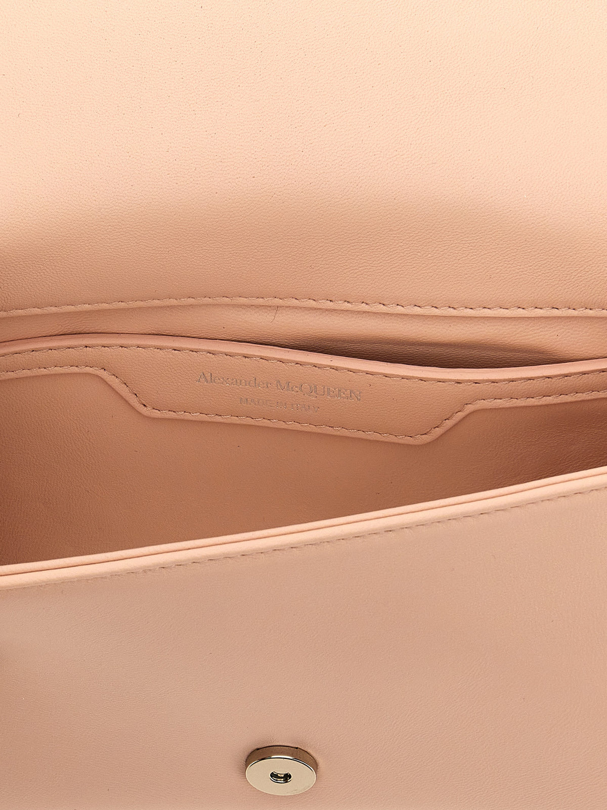 Beige Lammleder Crossbody Bag