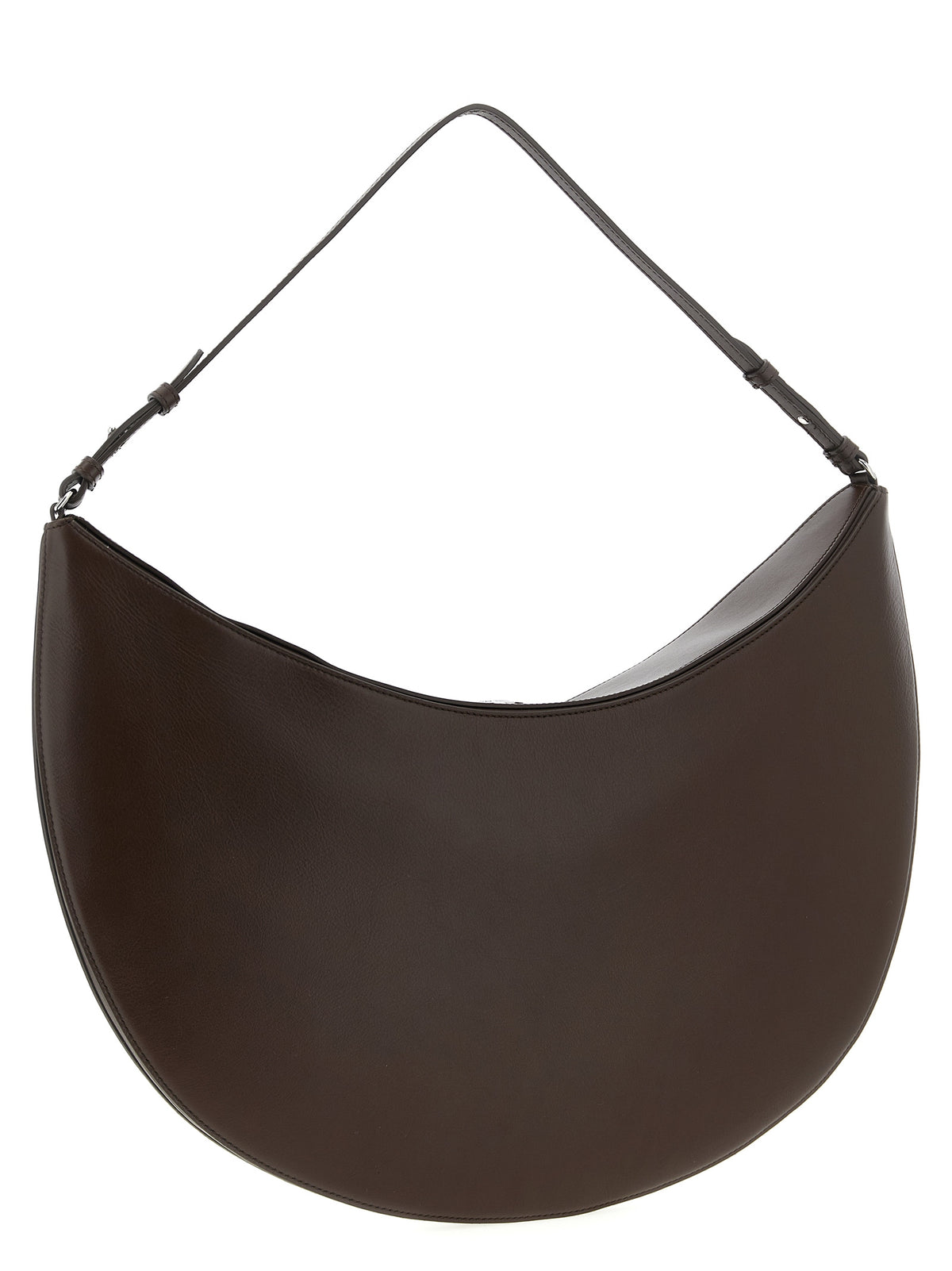 Braunes Kalbsleder Damen Crossbody Tasche