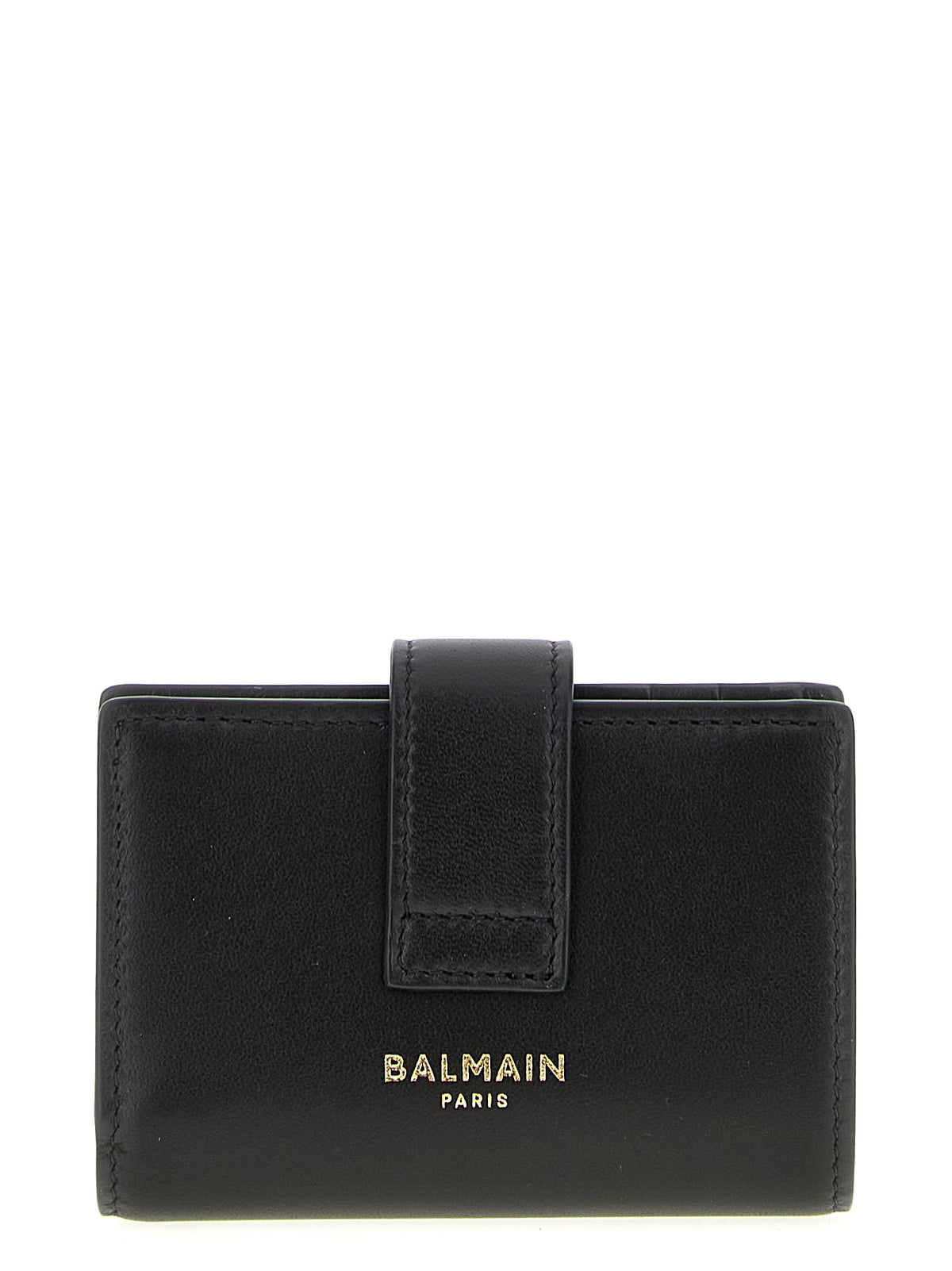 Black lambskin card holder