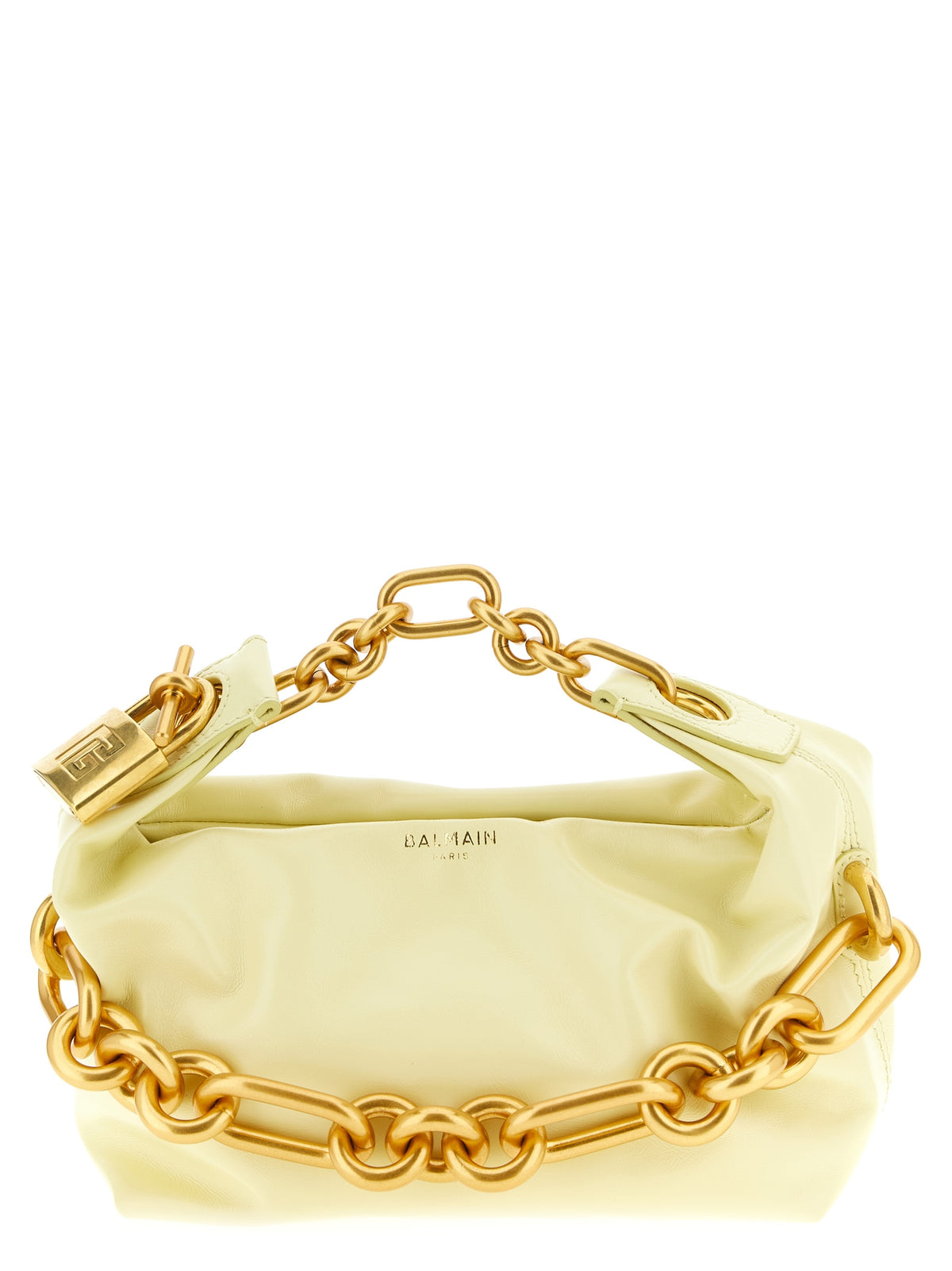 Two-tone calfskin handbag