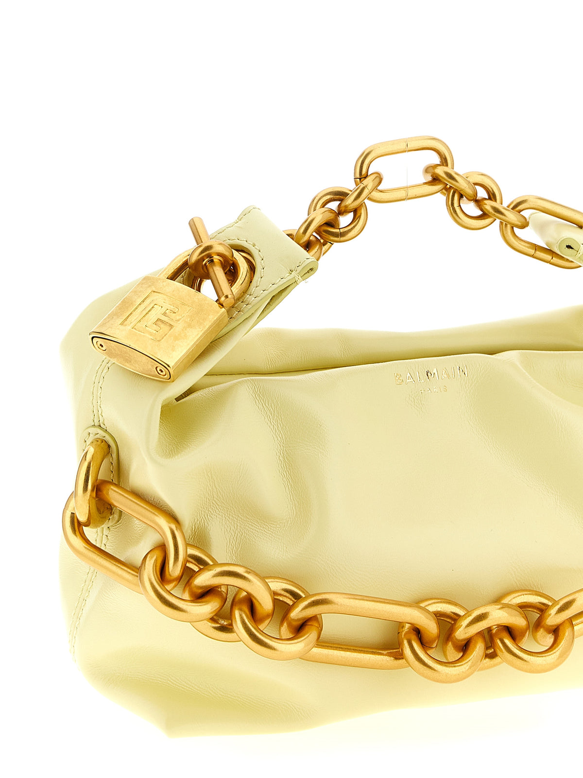 Two-tone calfskin handbag
