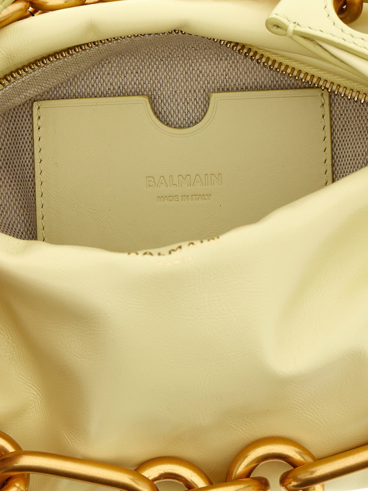 Two-tone calfskin handbag