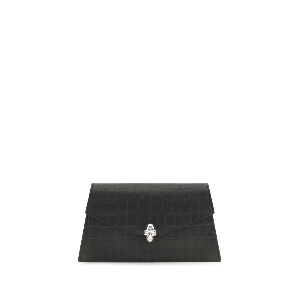Black Bos Taurus Calf Leather Shoulder Bag