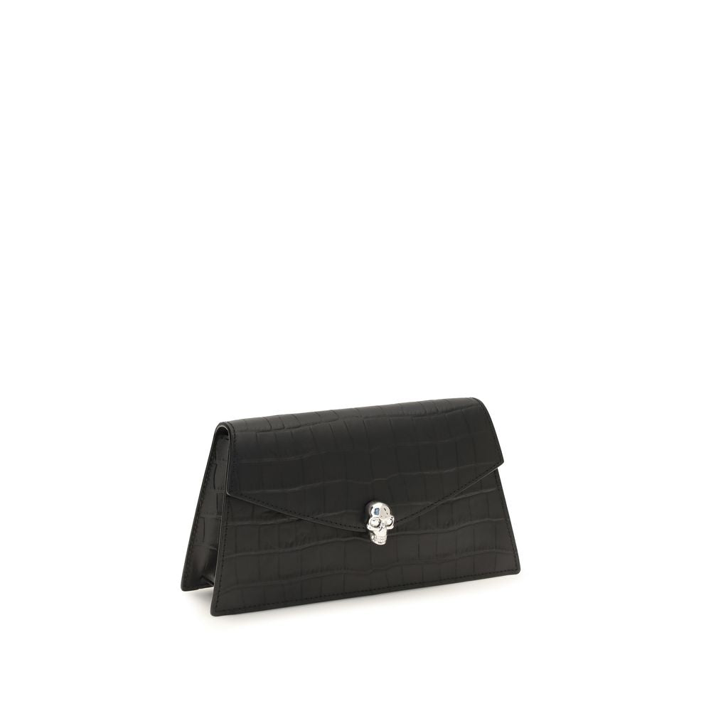 Black Bos Taurus Calf Leather Shoulder Bag