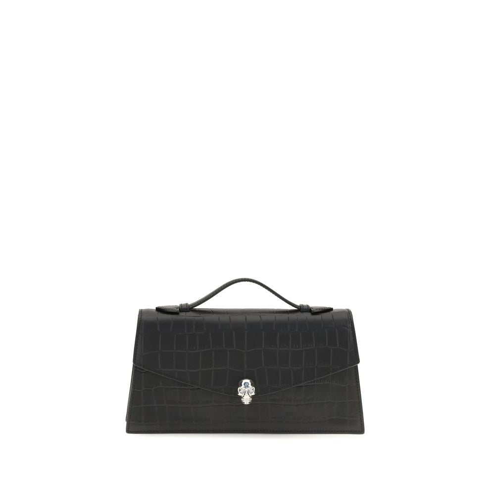 Black Bos Taurus Calf Leather Shoulder Bag