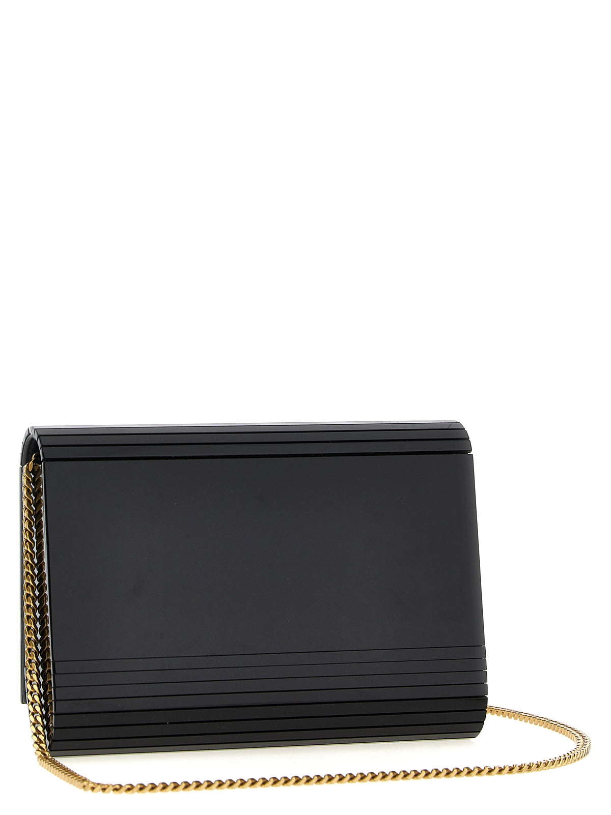 Black Plexiglas Shoulder Bag