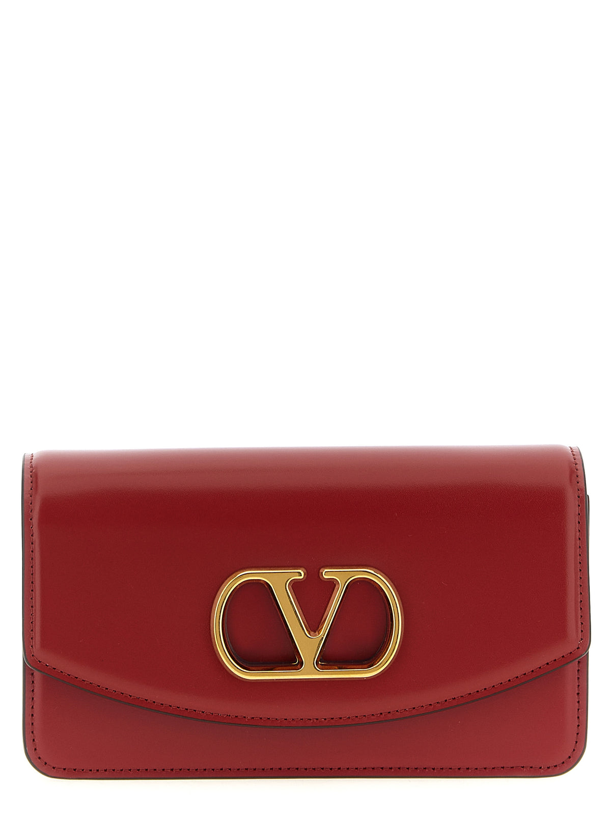 Multicolor Calfskin Clutch Bag
