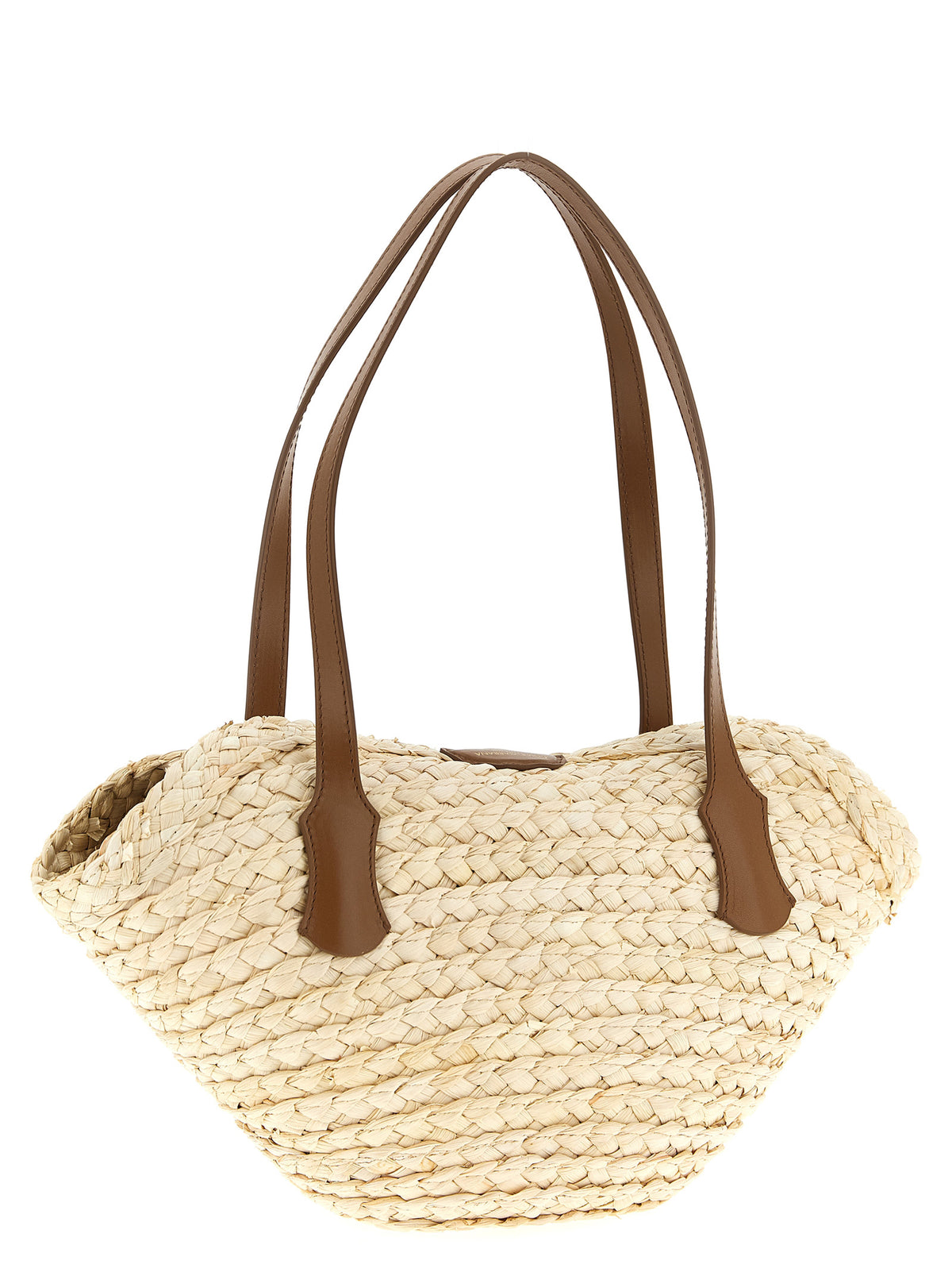 Beige Kork Schultertasche