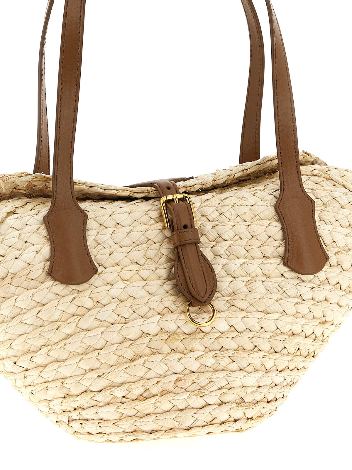 Beige Kork Schultertasche