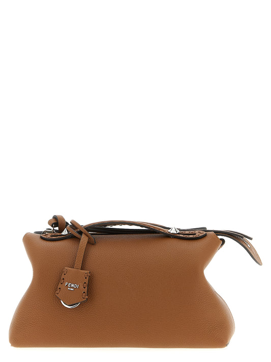 Braune Kalbsleder-Handtasche