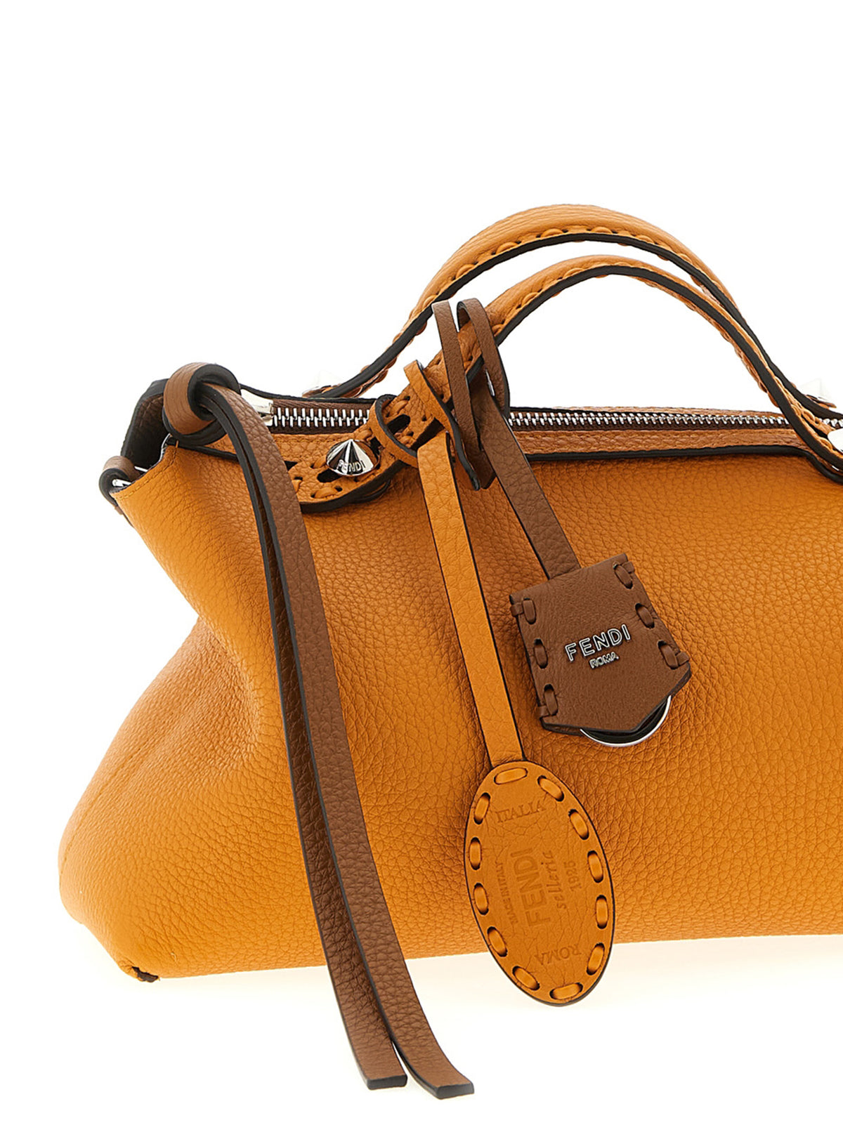 Braune Kalbsleder-Handtasche