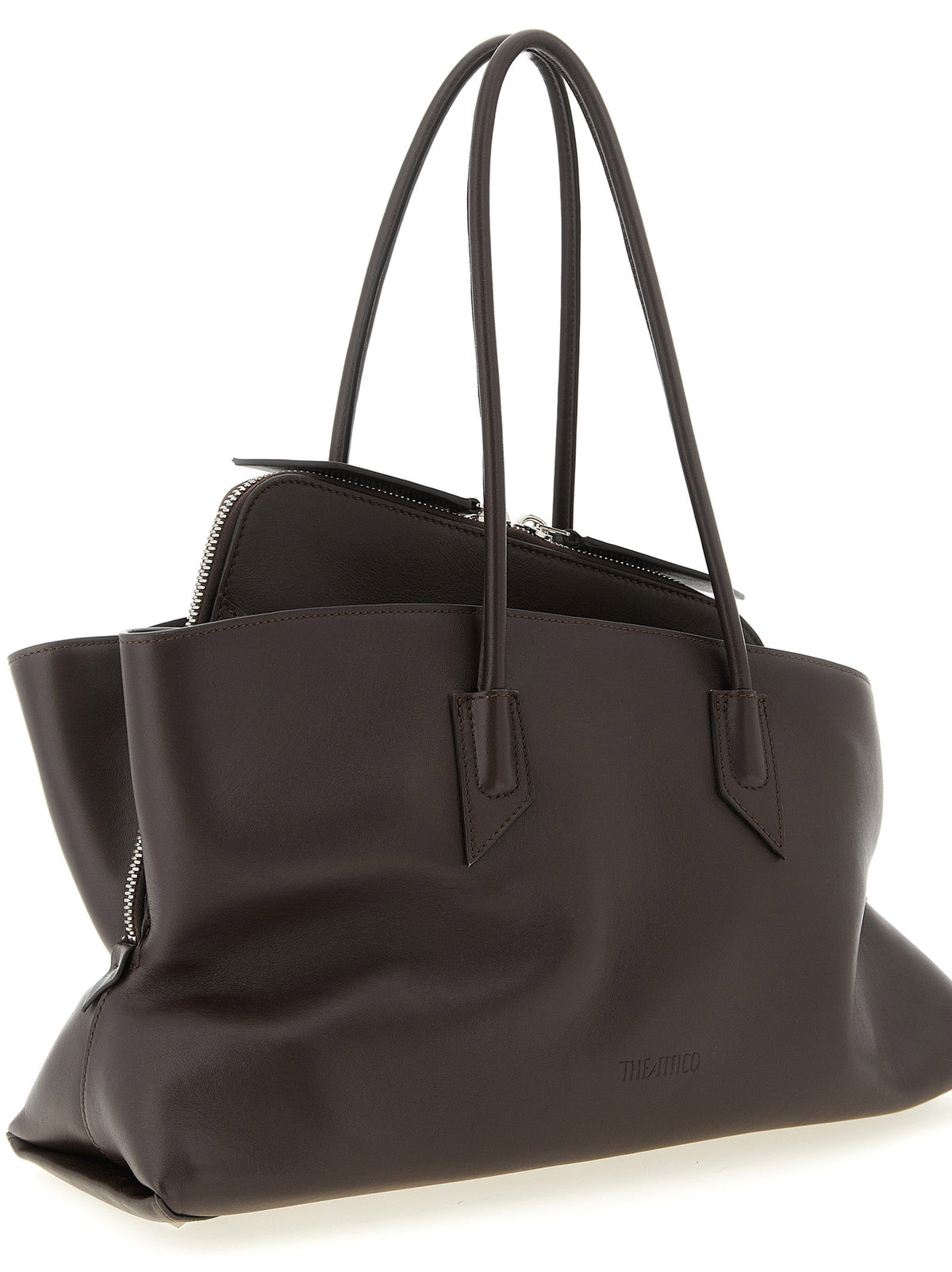 Braunes Kalbsleder Damen Crossbody Tasche