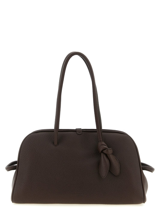 Braunes Kalbsleder Damen Crossbody Tasche