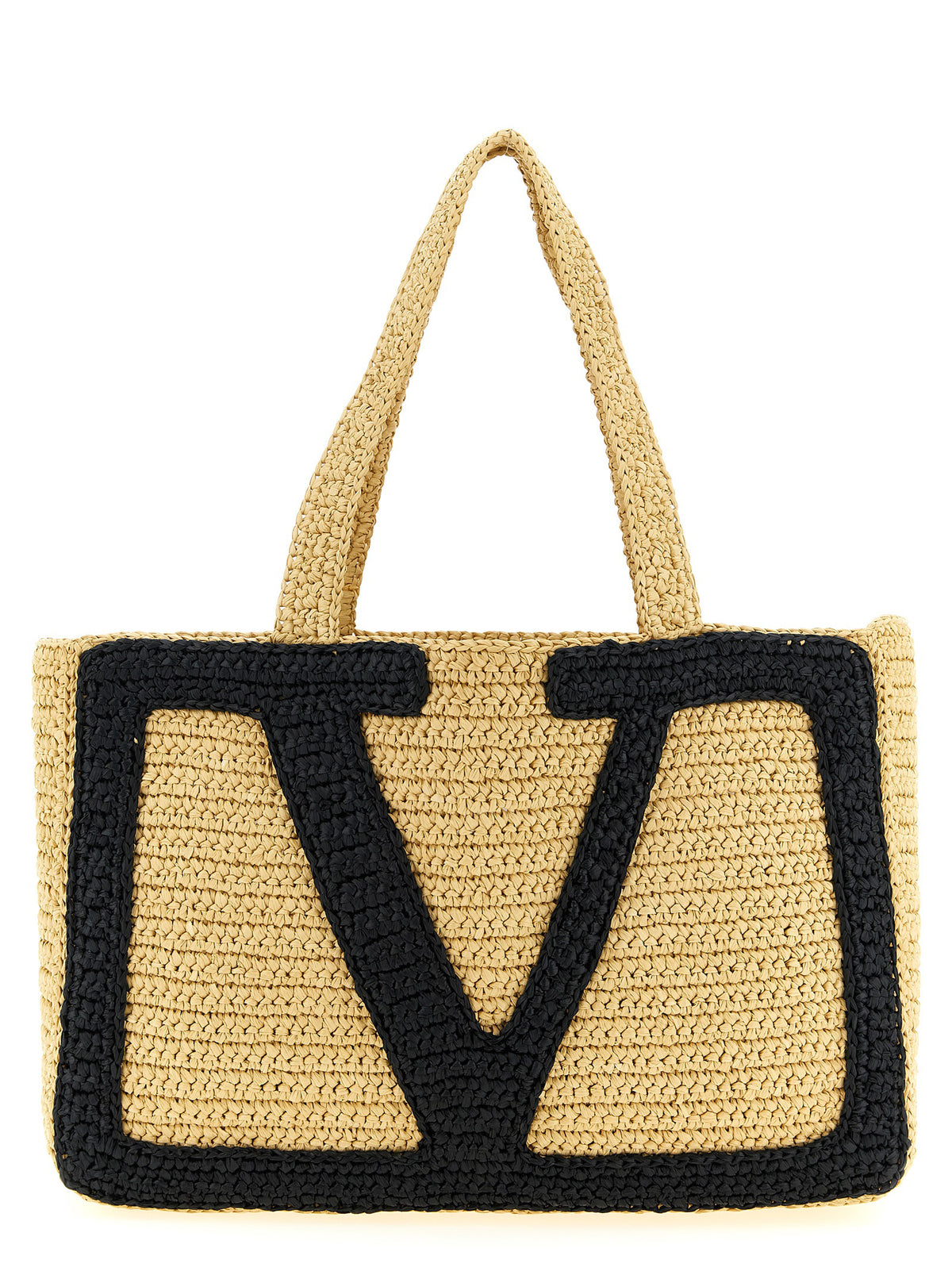 Schwarze Viscose-Tasche