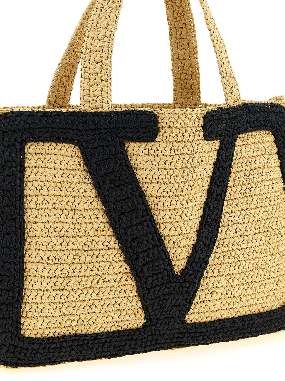 Schwarze Viscose-Tasche