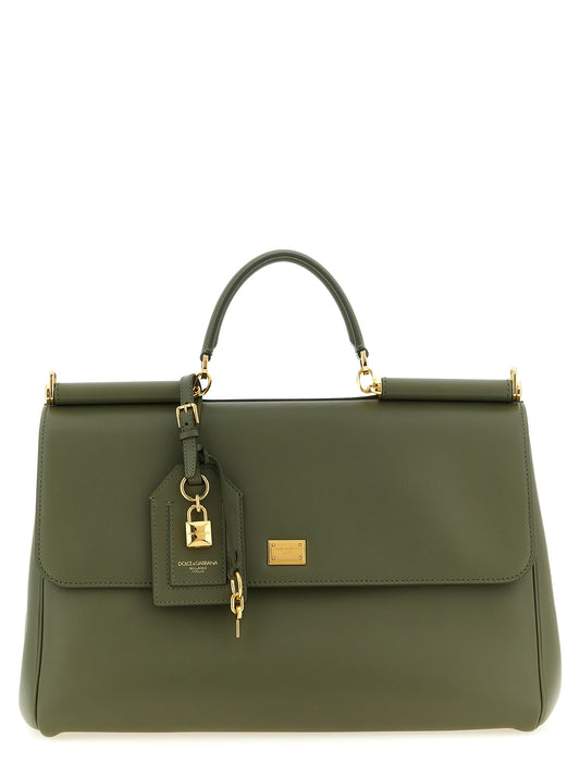 Two-Tone Calfskin Handbag