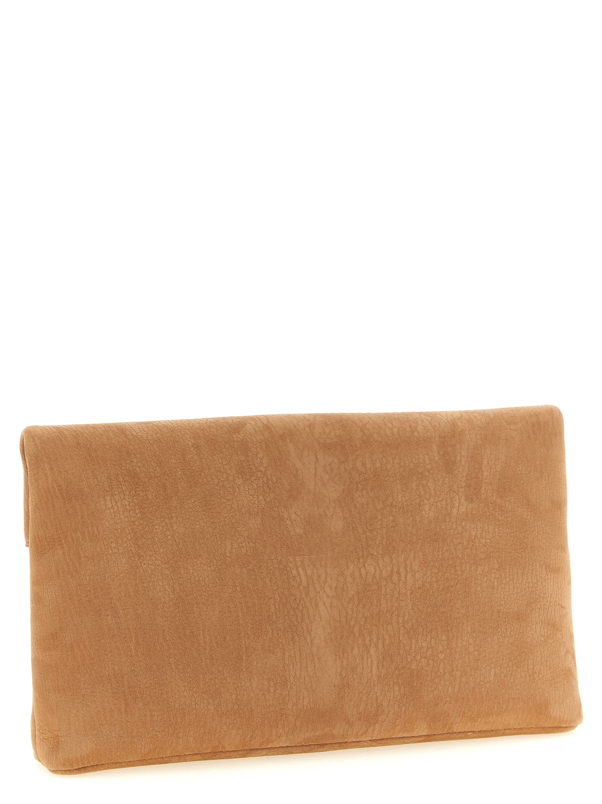 Braune Lammleder-Clutch