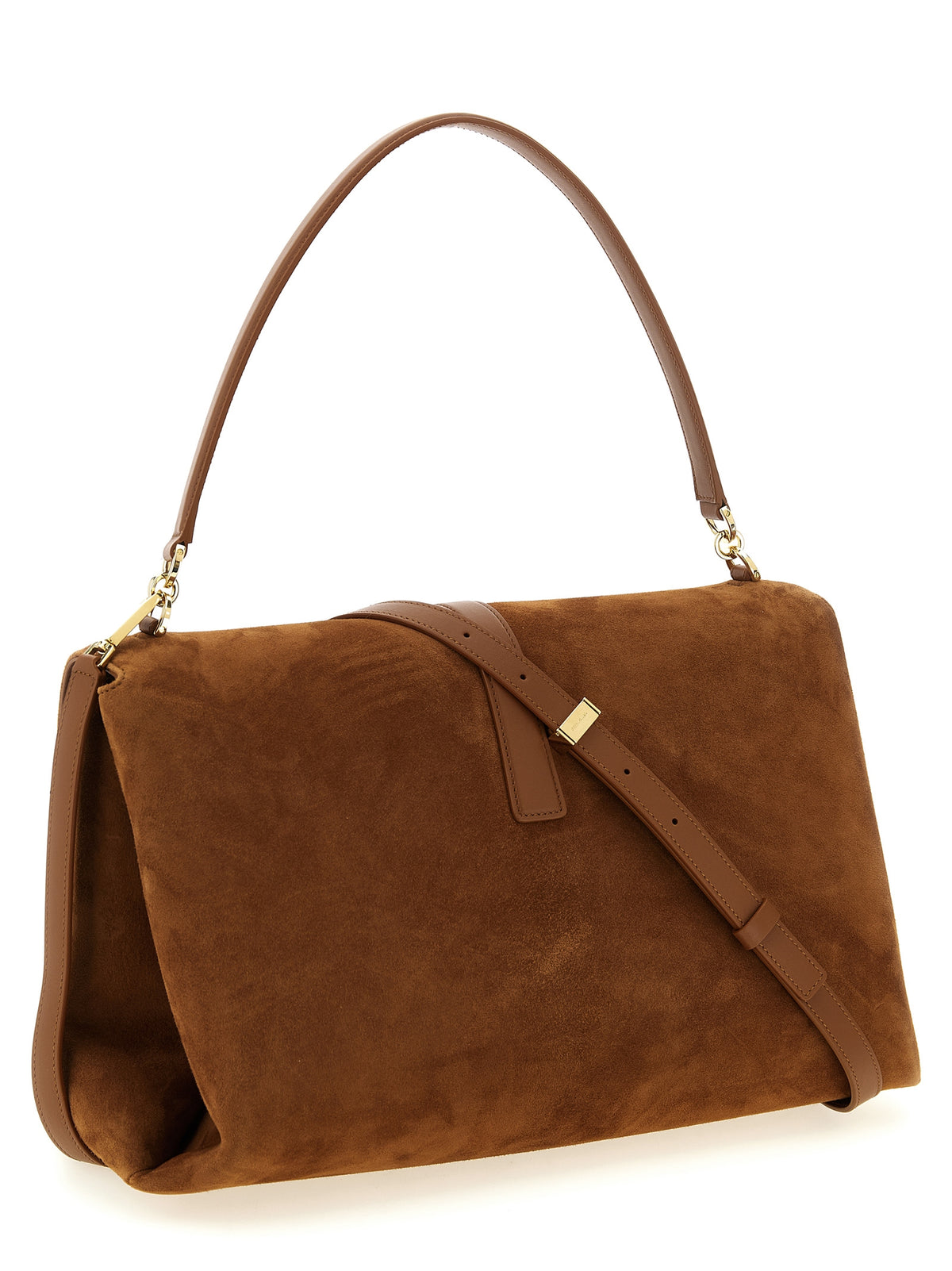 Braune Ziegenleder-Schultertasche