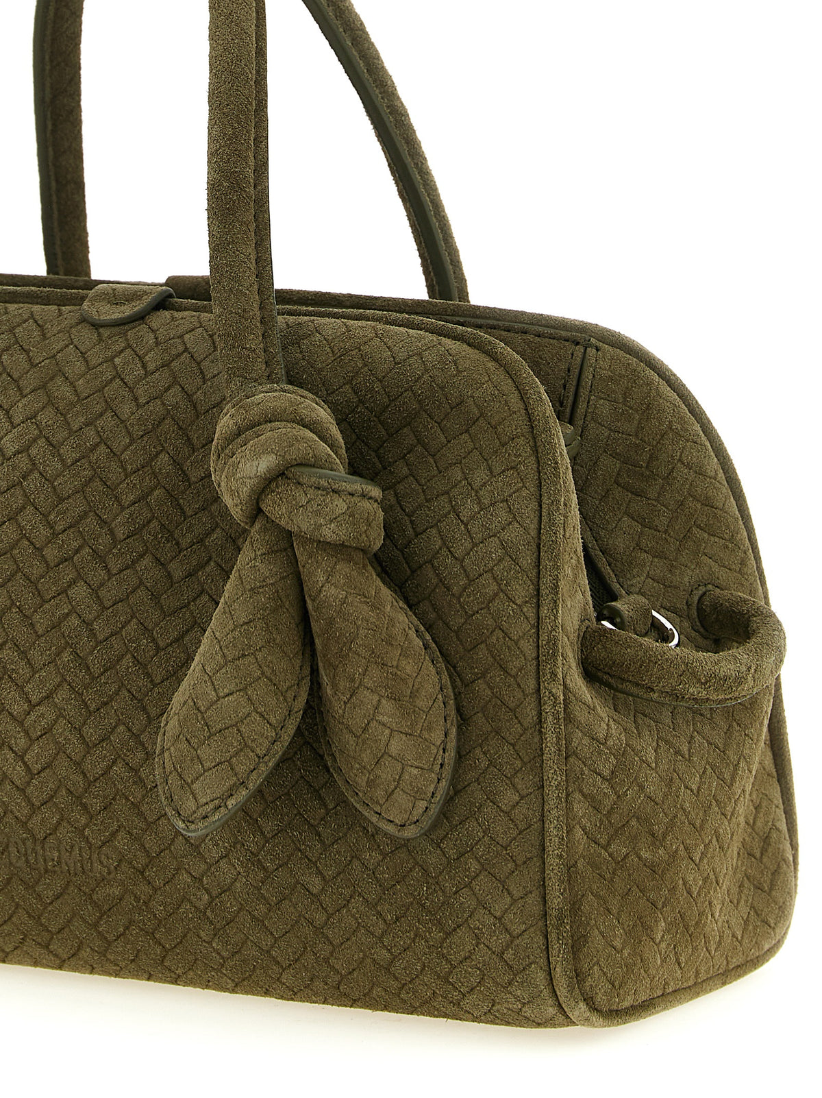Two-tone calfskin handbag