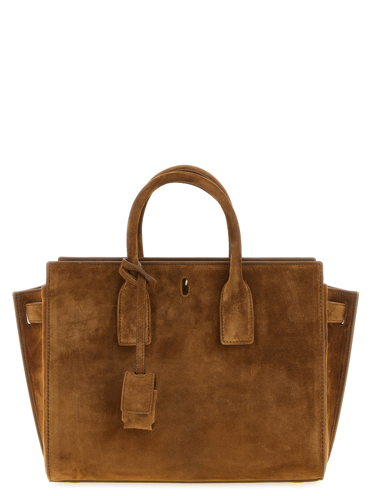 Braune Kalbsleder-Handtasche