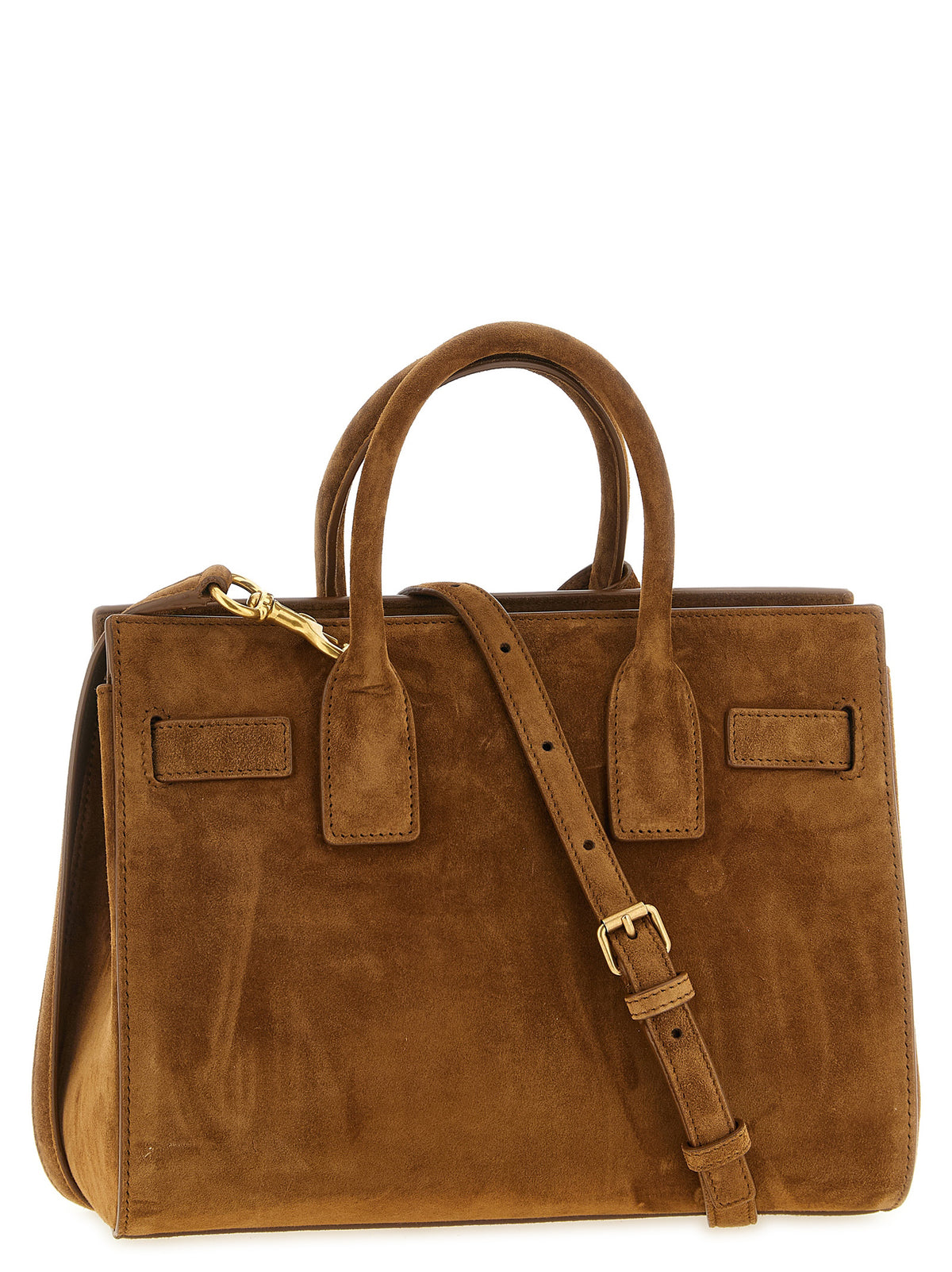 Braune Kalbsleder-Handtasche