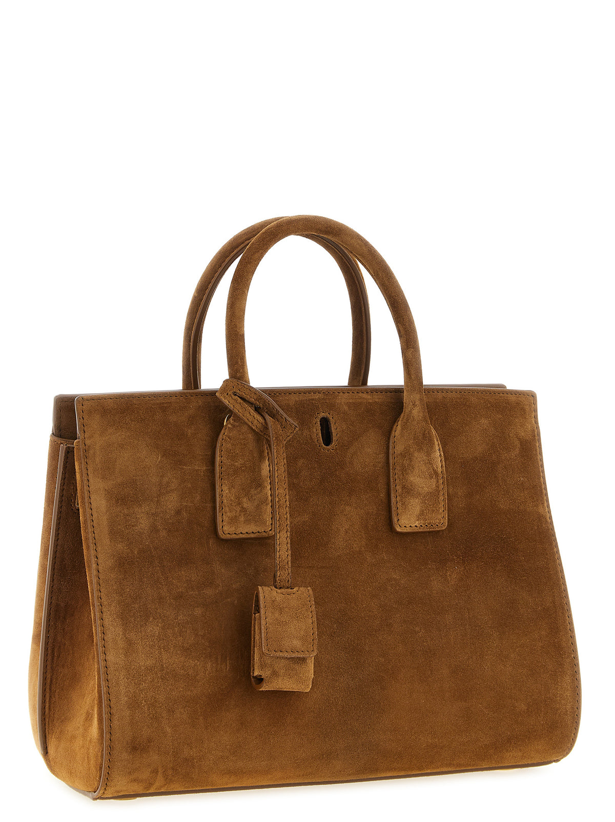 Braune Kalbsleder-Handtasche