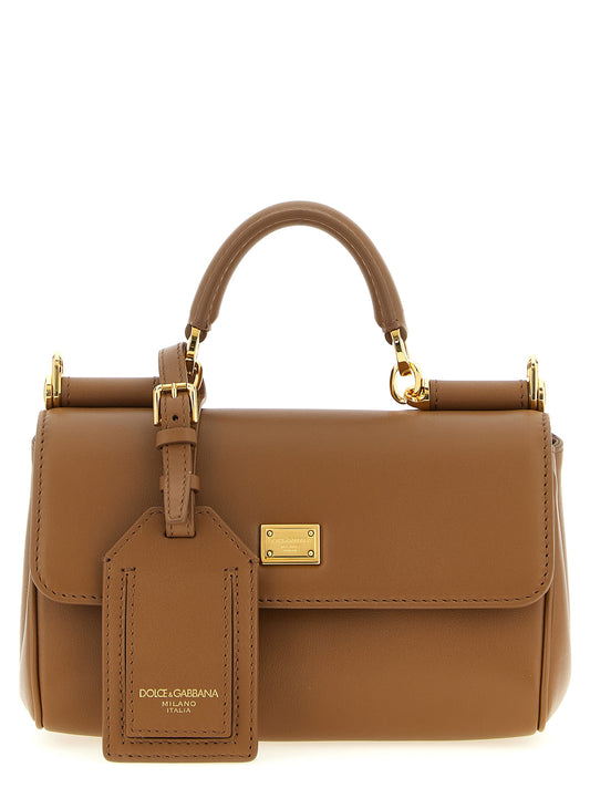 Braune Kalbsleder-Handtasche