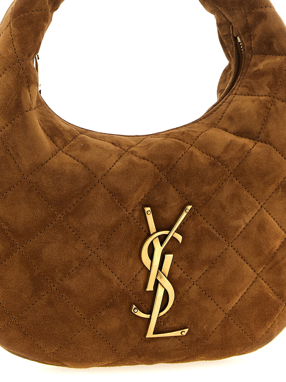 Braune Kalbsleder-Handtasche