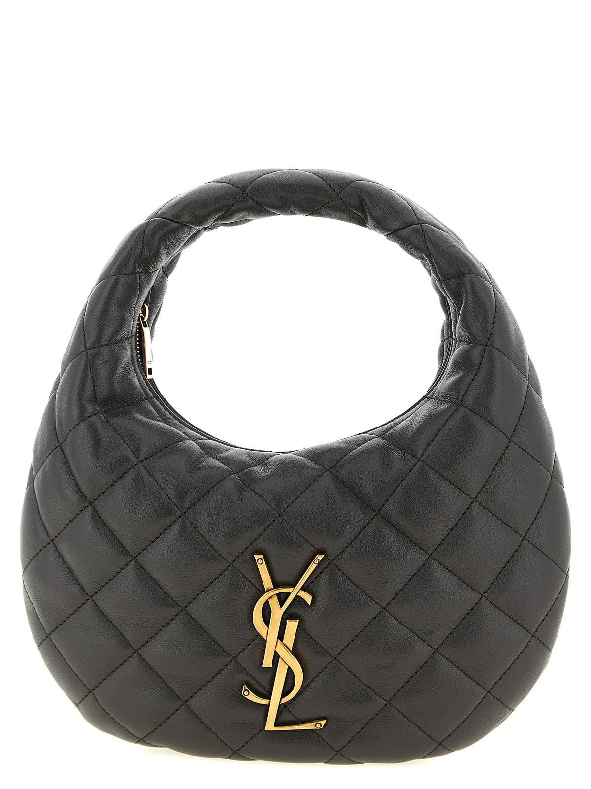 Braune Lammleder-Handtasche
